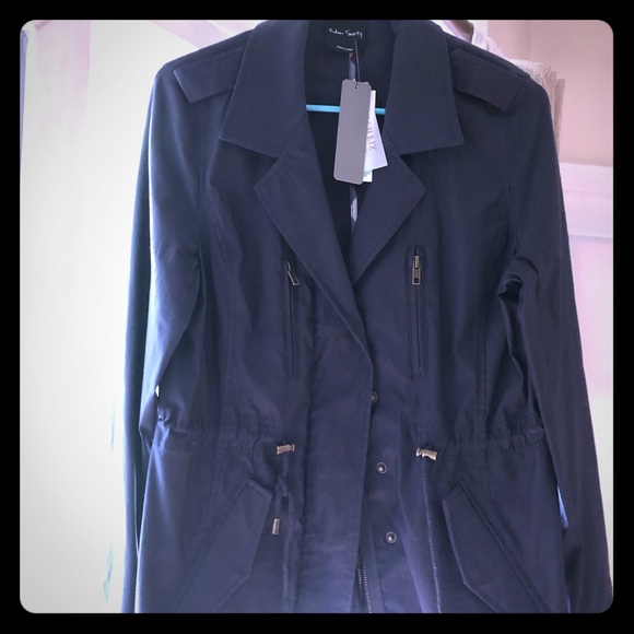 Coats | Laysha Cargo Jacket In Navy 